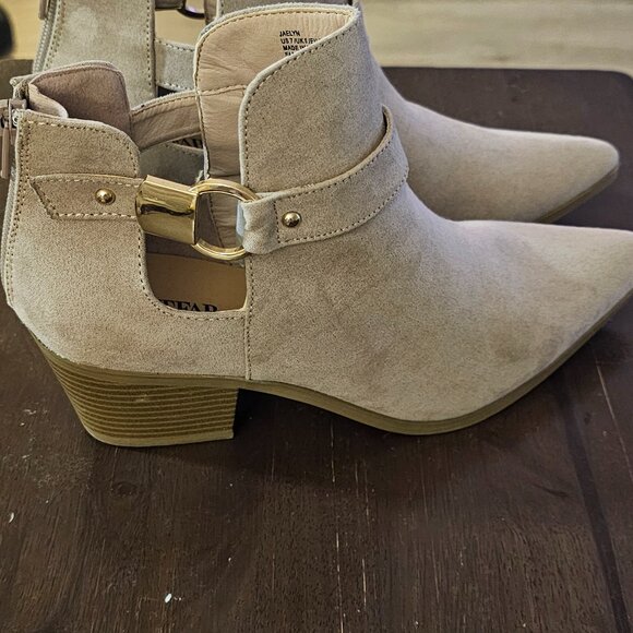 Beige Mini Booties - Picture 4 of 5